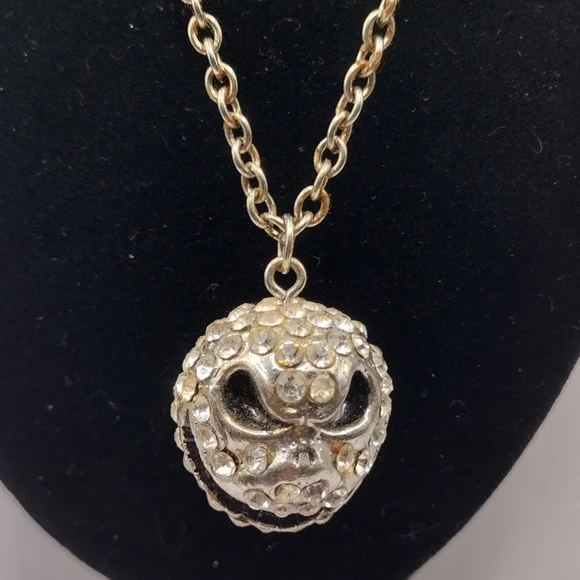 Jack Skellington -Nightmare Before Christmas Necklace - Rhinestones - Picture 7 of 7